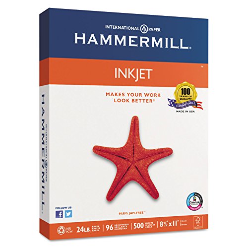 24 Lb 8.5 x 11 Printer Paper, 5 Ream (2,500 Sheets) J5652