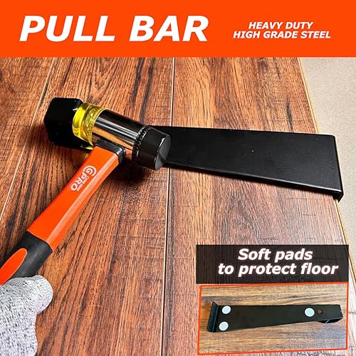 43-Piece Laminate Flooring Installation Kit with Handle, Pull Bar, Mallet, 40 Spacers M16297