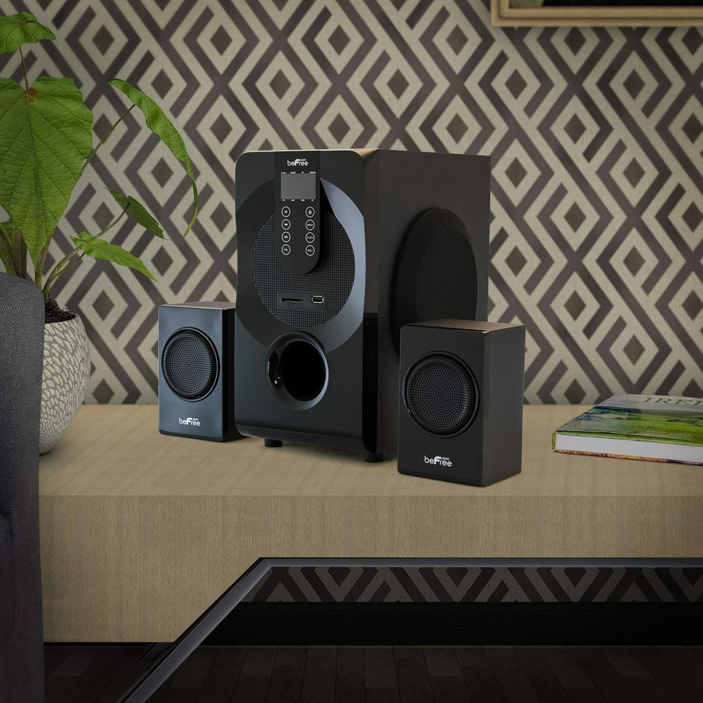 Black 5.1 Channel Bluetooth Surround Sound Speaker System A50689
