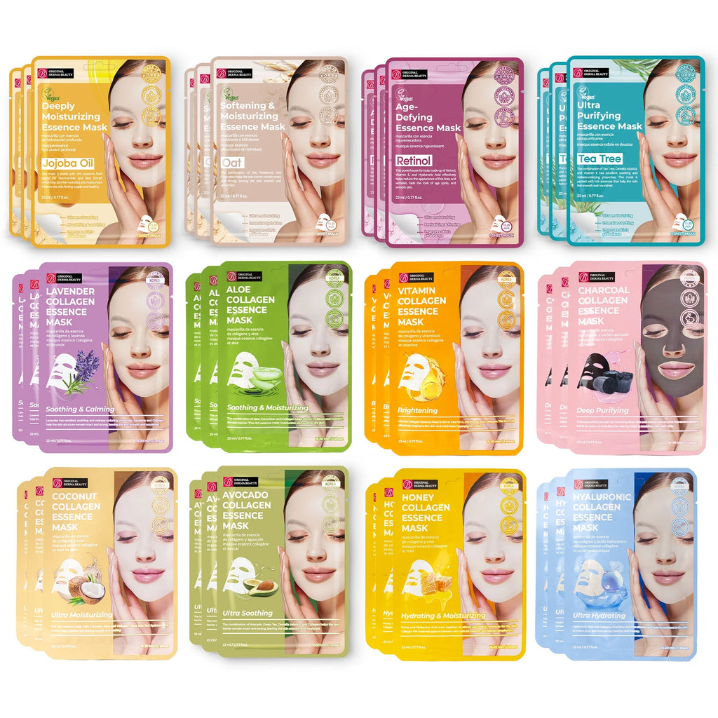 36 Pack Collagen Essence Face Mask Sheet Y271325