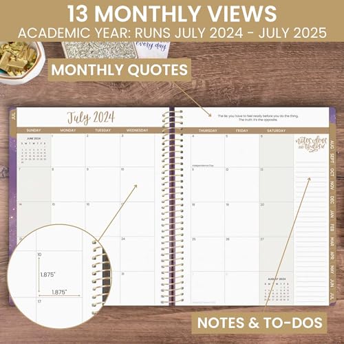 8.5" x 11" Academic Year Day Planner (July 2024 - July 2025) U679441