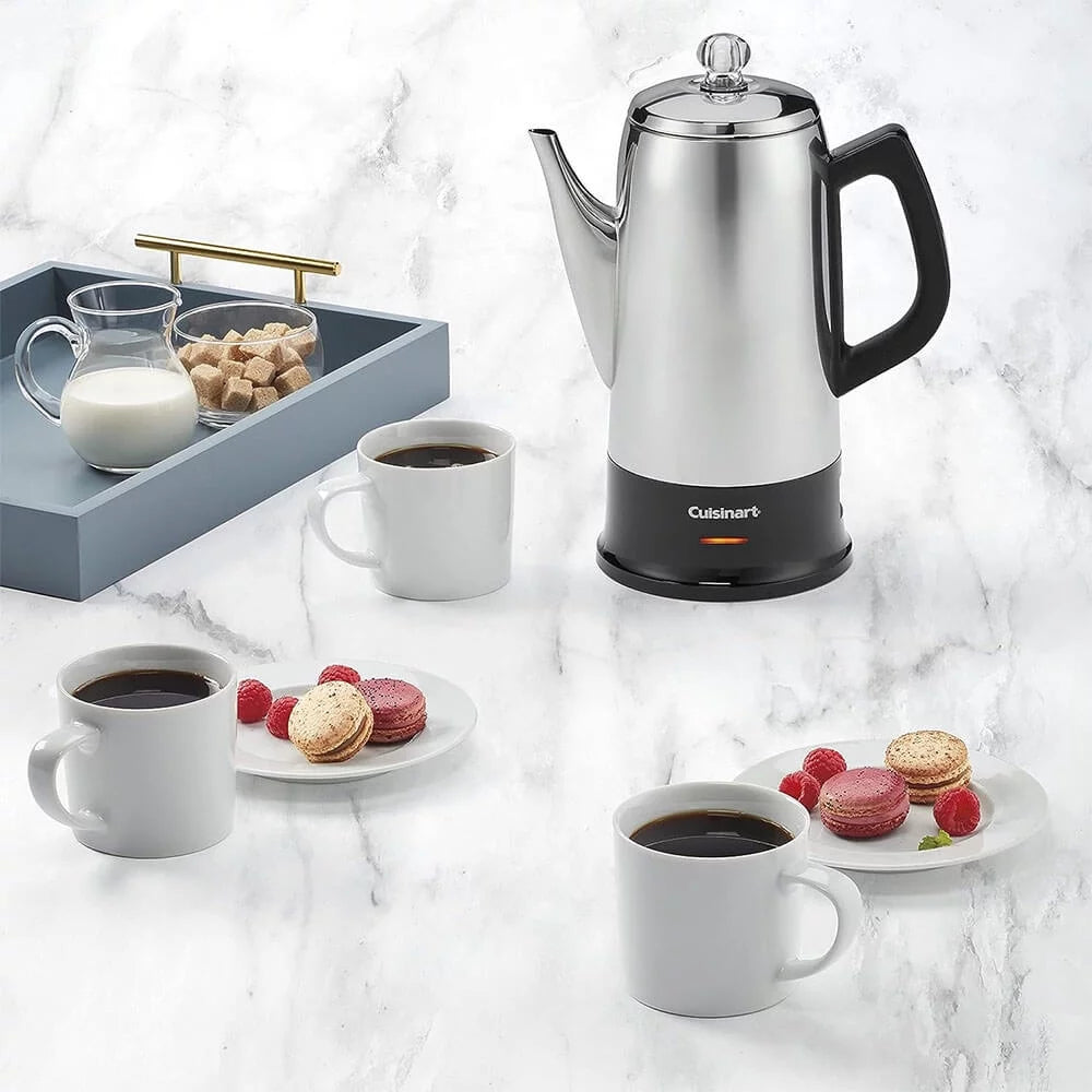 12-Cup Stainless Steel Percolator R256