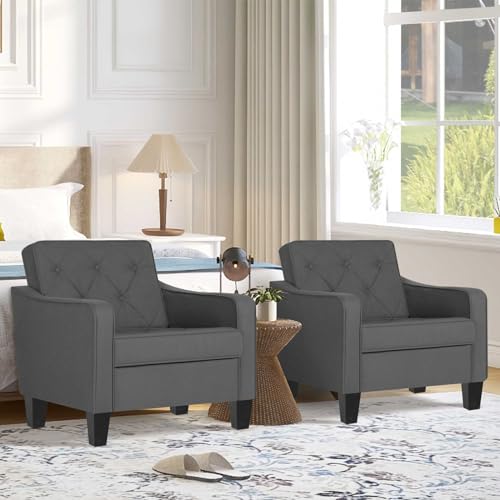 Blue Set of 2 Accent Chairs W3361