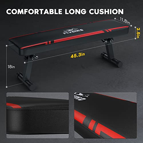 Flat Bench, Foldable Weight Bench I69658