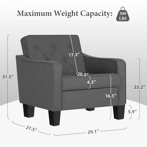 Blue Set of 2 Accent Chairs W3361