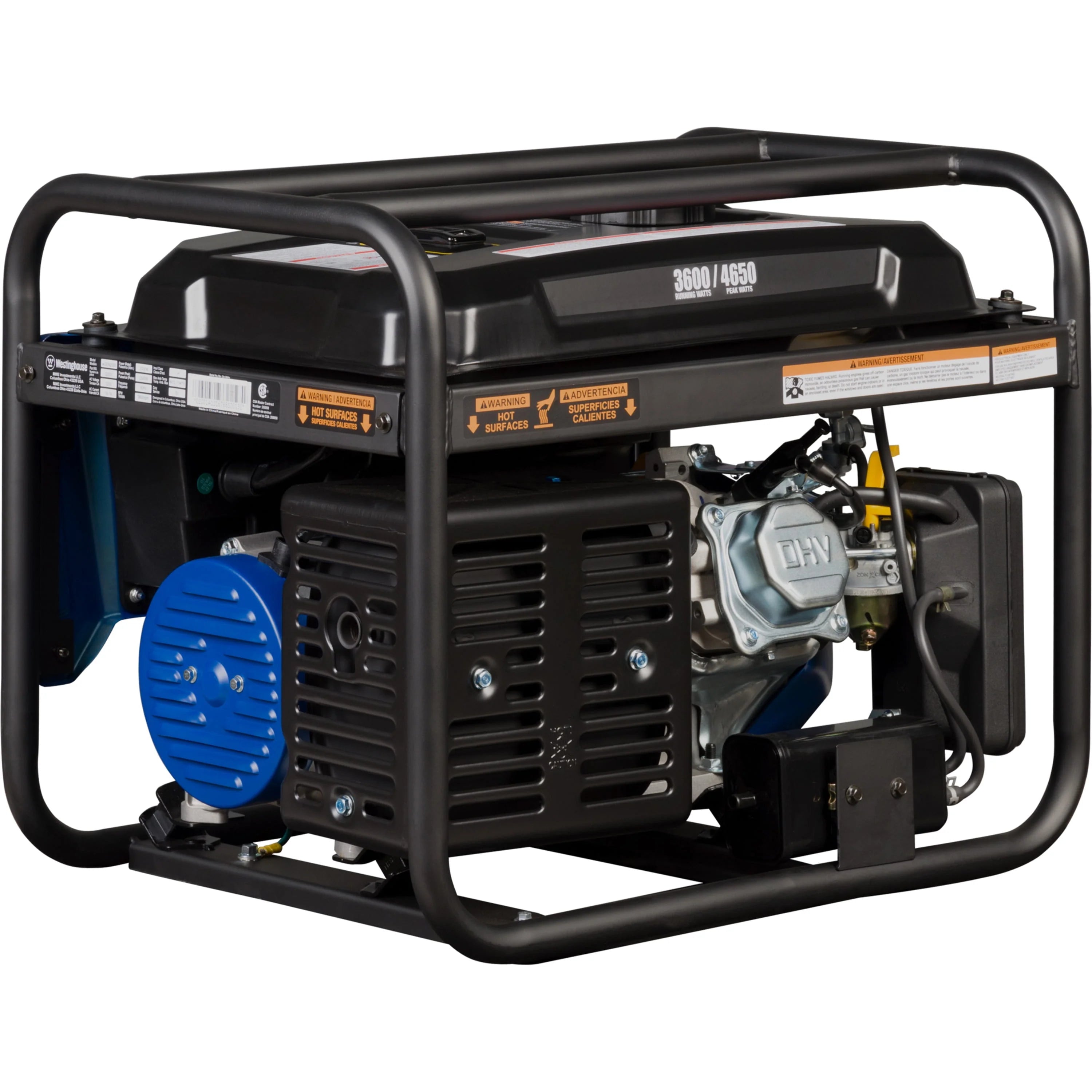 4650 Peak Watt Portable Gas Powered Generator T888680