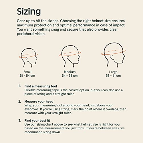 Adjustable Fit Snow Helmet with Protective Shell and Breathable Vents E9545