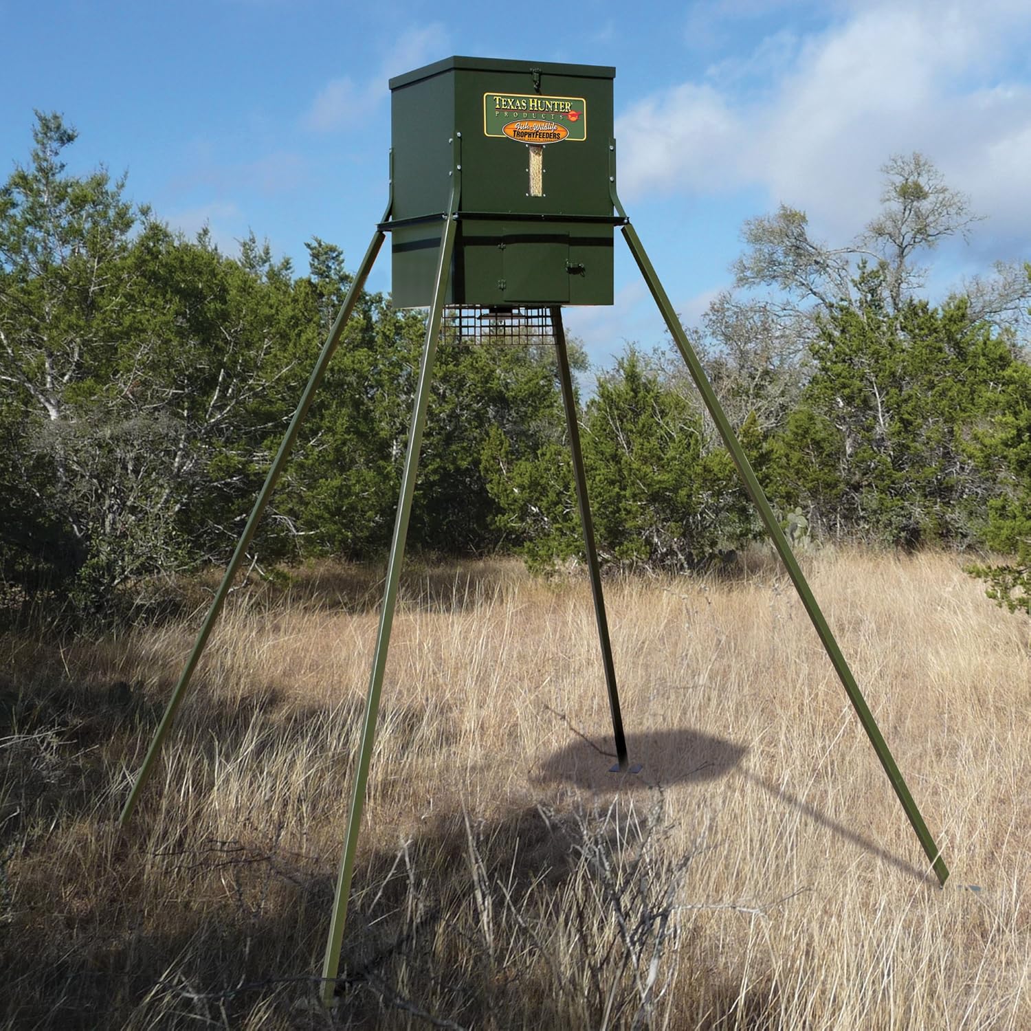 300 lb. Corn Capacity Deer Feeder with 8-Foot Extension Legs T210123