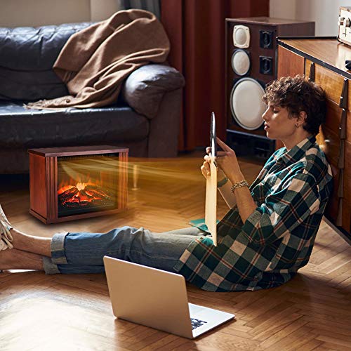 Electric Infrared Quartz Space Heater, 1500W, 3 Heat Settings, 12H Timer U988