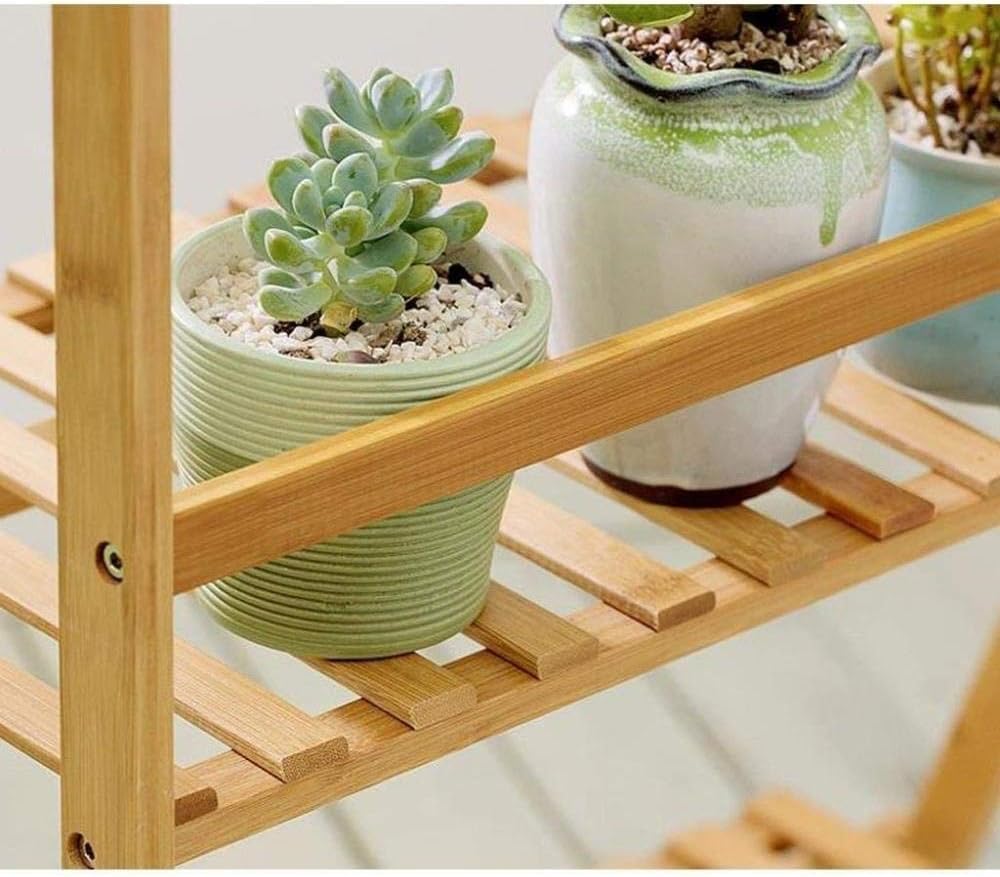 3 Layer Bamboo Wooden Plant Stand V4709
