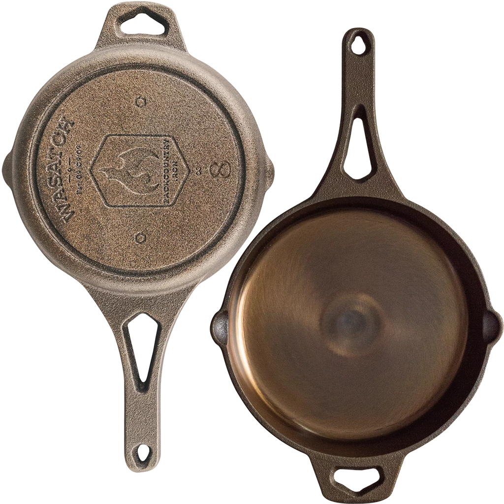8 Inch Pre-Seasoned Round Cast Iron Skillet L793949