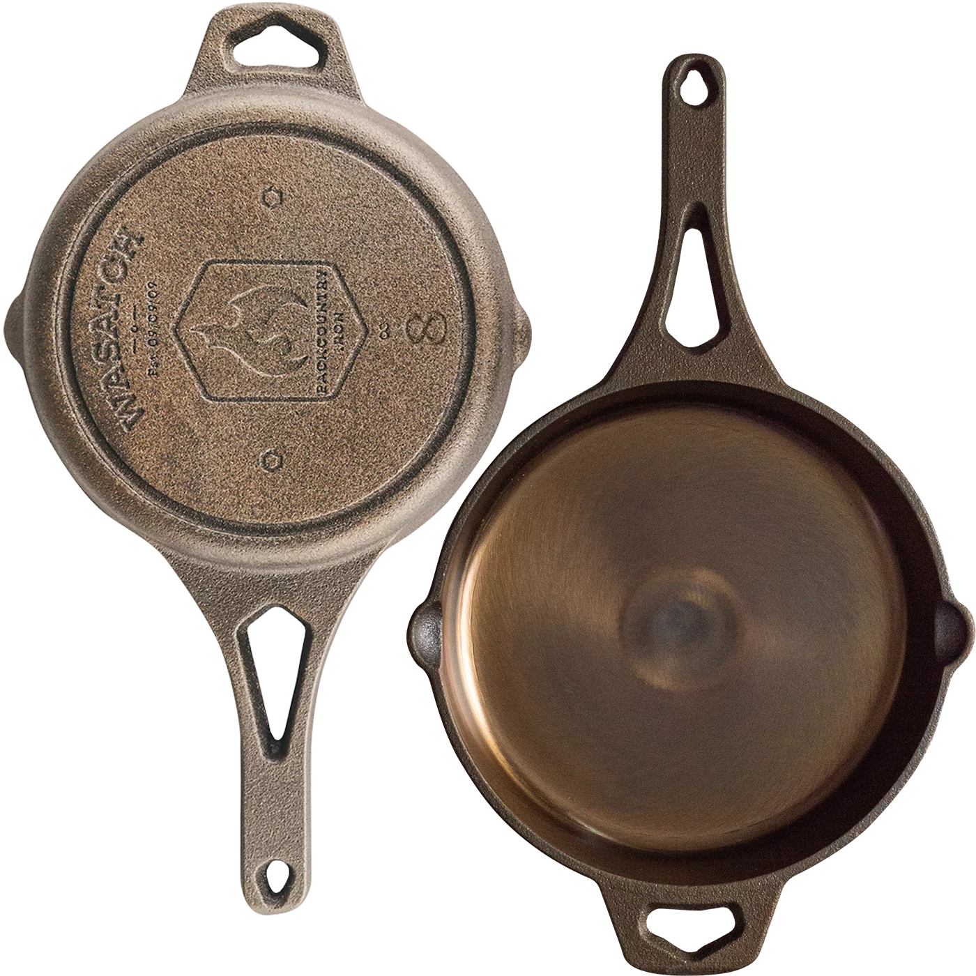 8 Inch Pre-Seasoned Round Cast Iron Skillet L793949