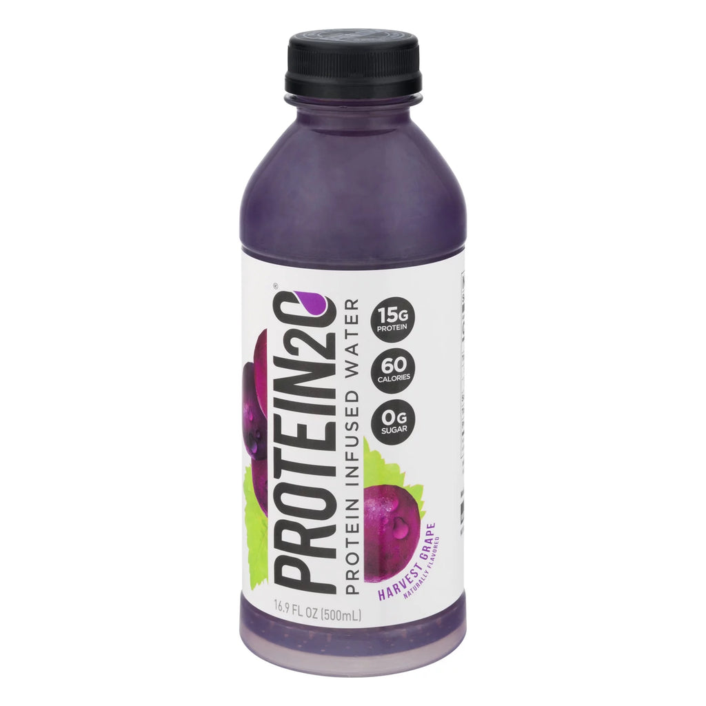 15g Whey Protein Infused Water, Harvest Grape, 16.9 oz Bottle Y6626