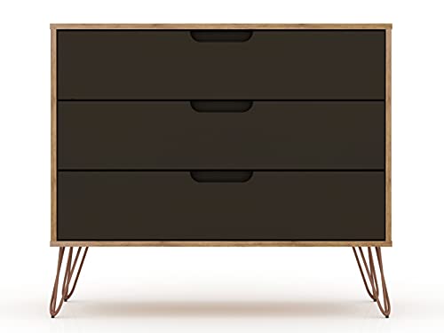 Grey 3-Drawer Bedroom Dresser Set Z88759