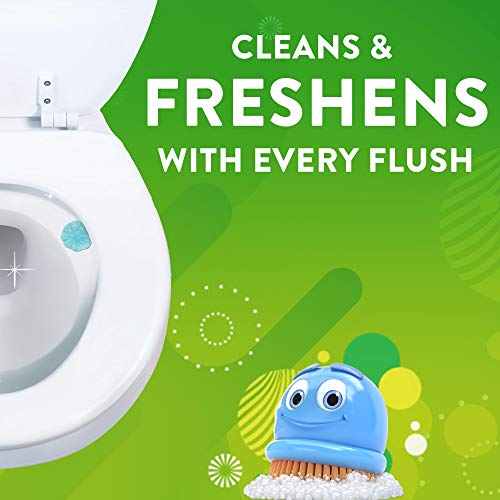 Toilet Cleaning Stamps, Fresh Gel, 1 Dispenser + 6 Stamps, 2 Pack T137746