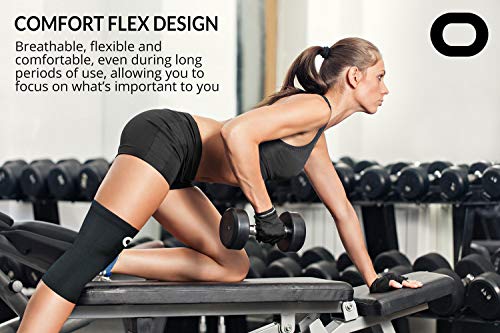 Compression Knee Sleeve (1 Pair) Non-Slip Knee Support O89555