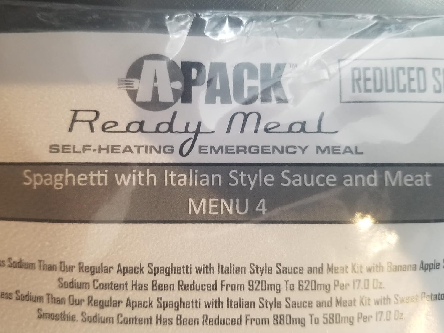 4 Cases of 12 entrees Self-Heating Full Meal E98451