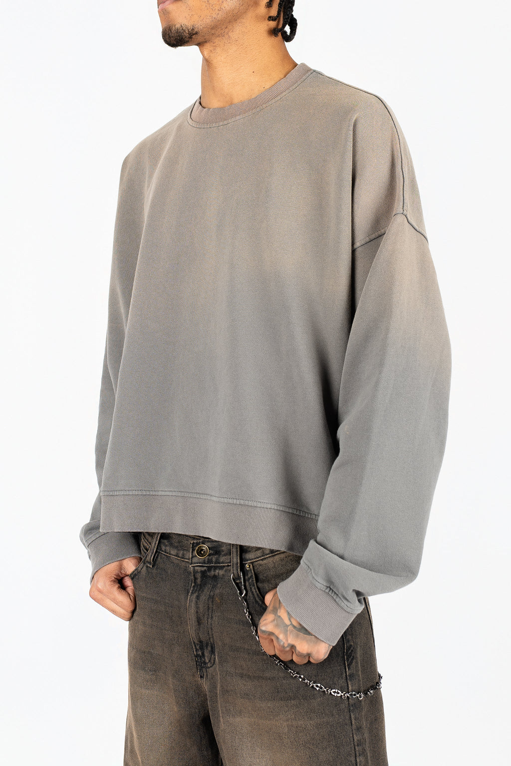 Sun-Dried Oversized Baby Crewneck