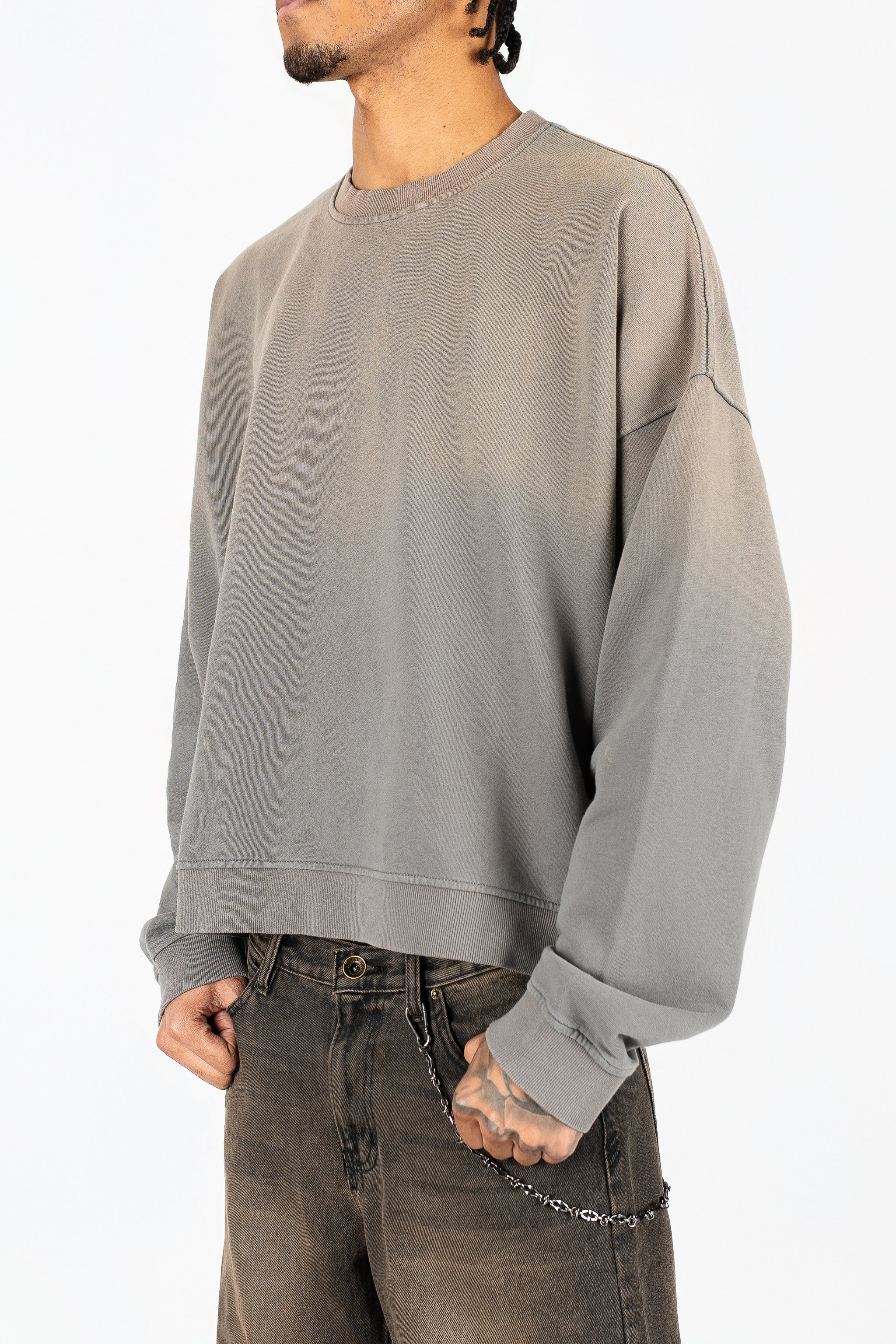 Sun-Dried Oversized Baby Crewneck