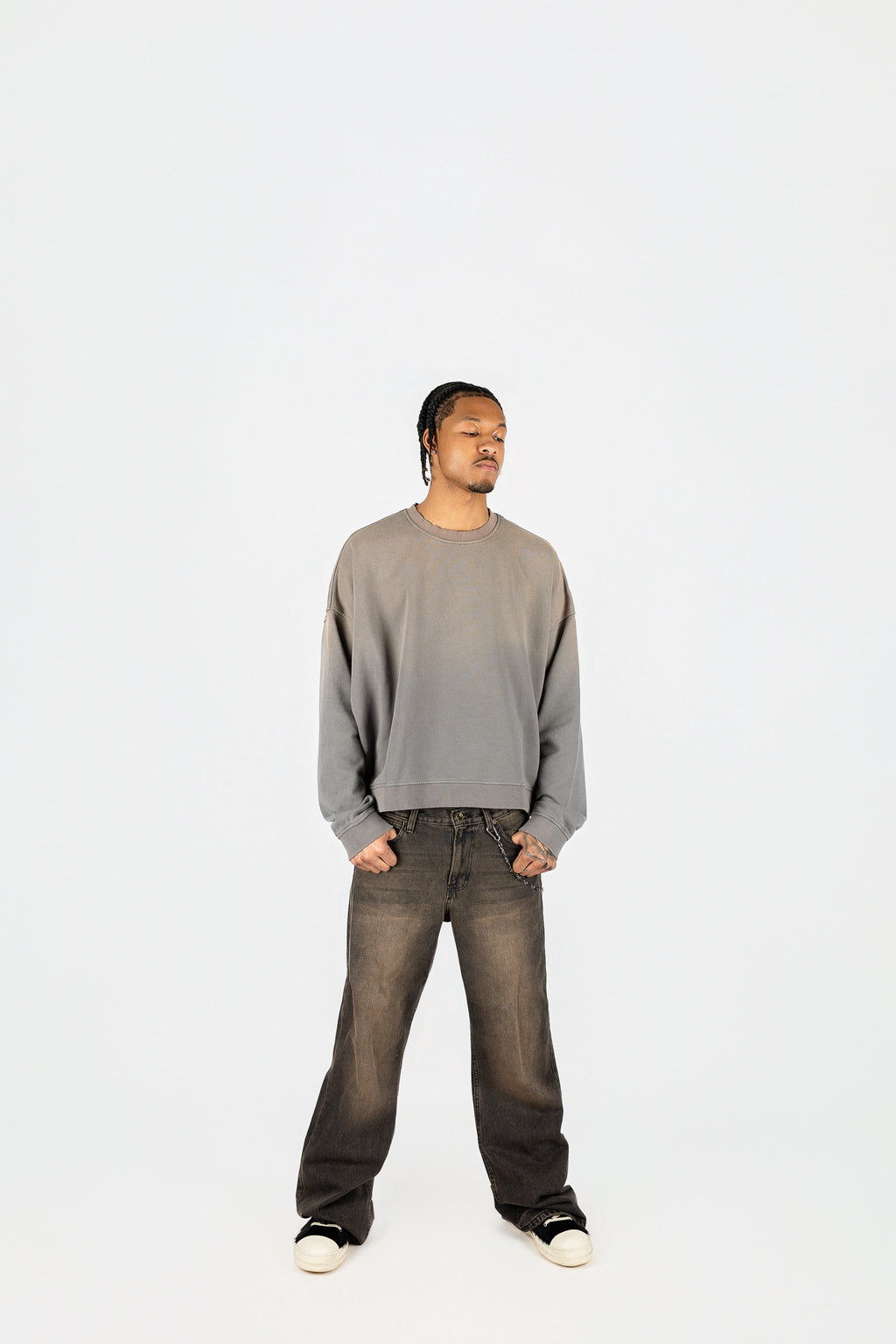 Sun-Dried Oversized Baby Crewneck