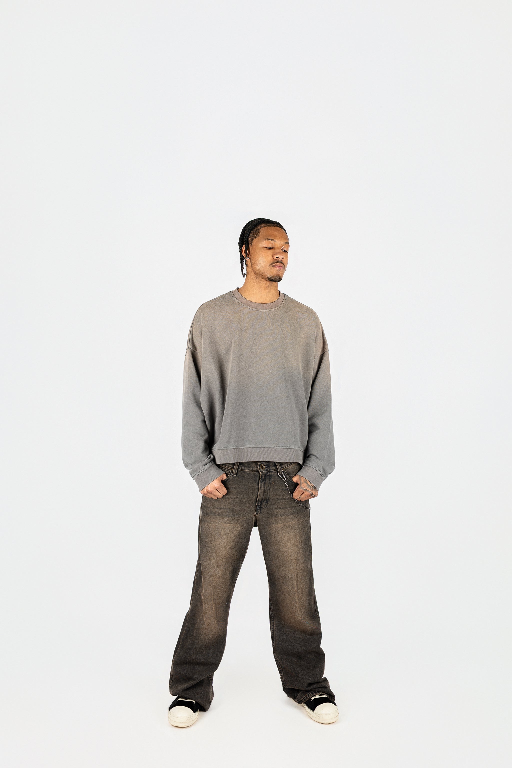Sun-Dried Oversized Baby Crewneck