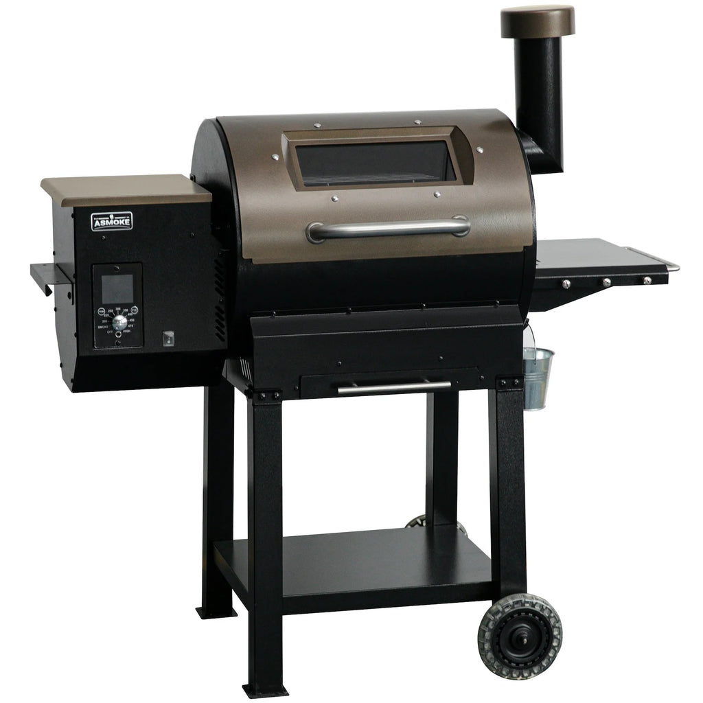 Wood Pellet Grill Smoker 515 sq. in. Bronze E570