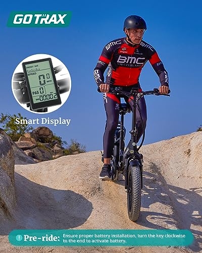 20" Folding Electric Bike with 48V Battery, 500W Motor, LCD Display R28659