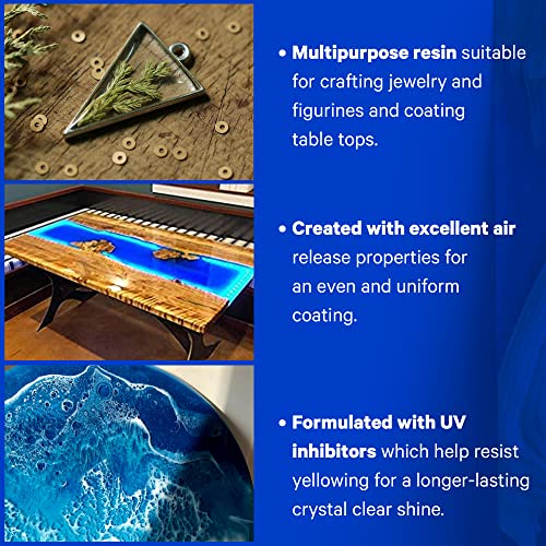 2 Gal Clear Epoxy Resin Kit Z876272
