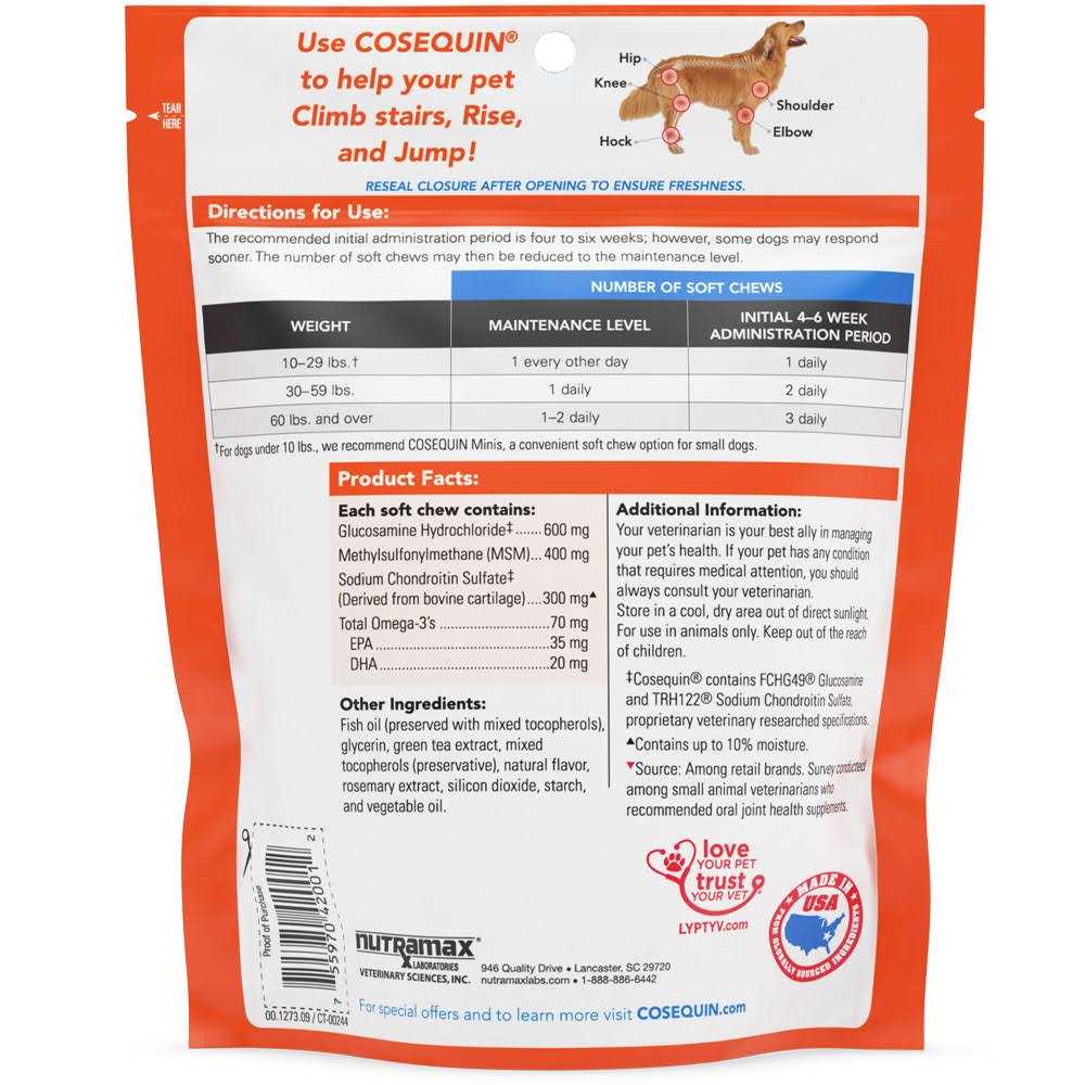 Soft Chews with MSM Plus Omega-3s for Dogs V70515