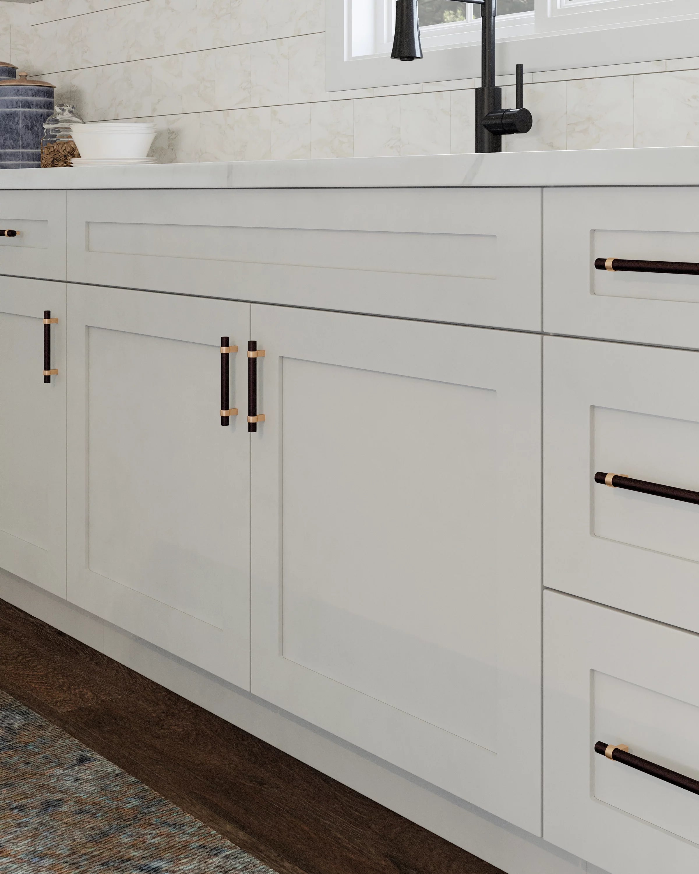 White Shaker Base Kitchen Cabinet 42x34.5x24 L144028