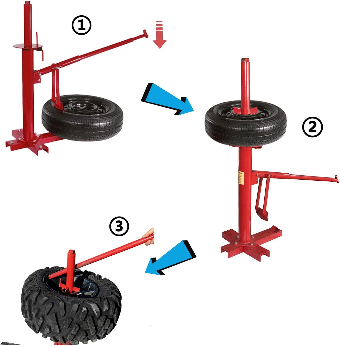 Manual Portable Hand Tire Changer Bead Breaker Tool N19628