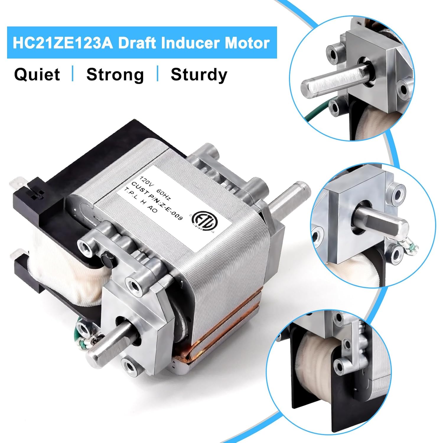 Draft Inducer Motor for Furnaces F825886