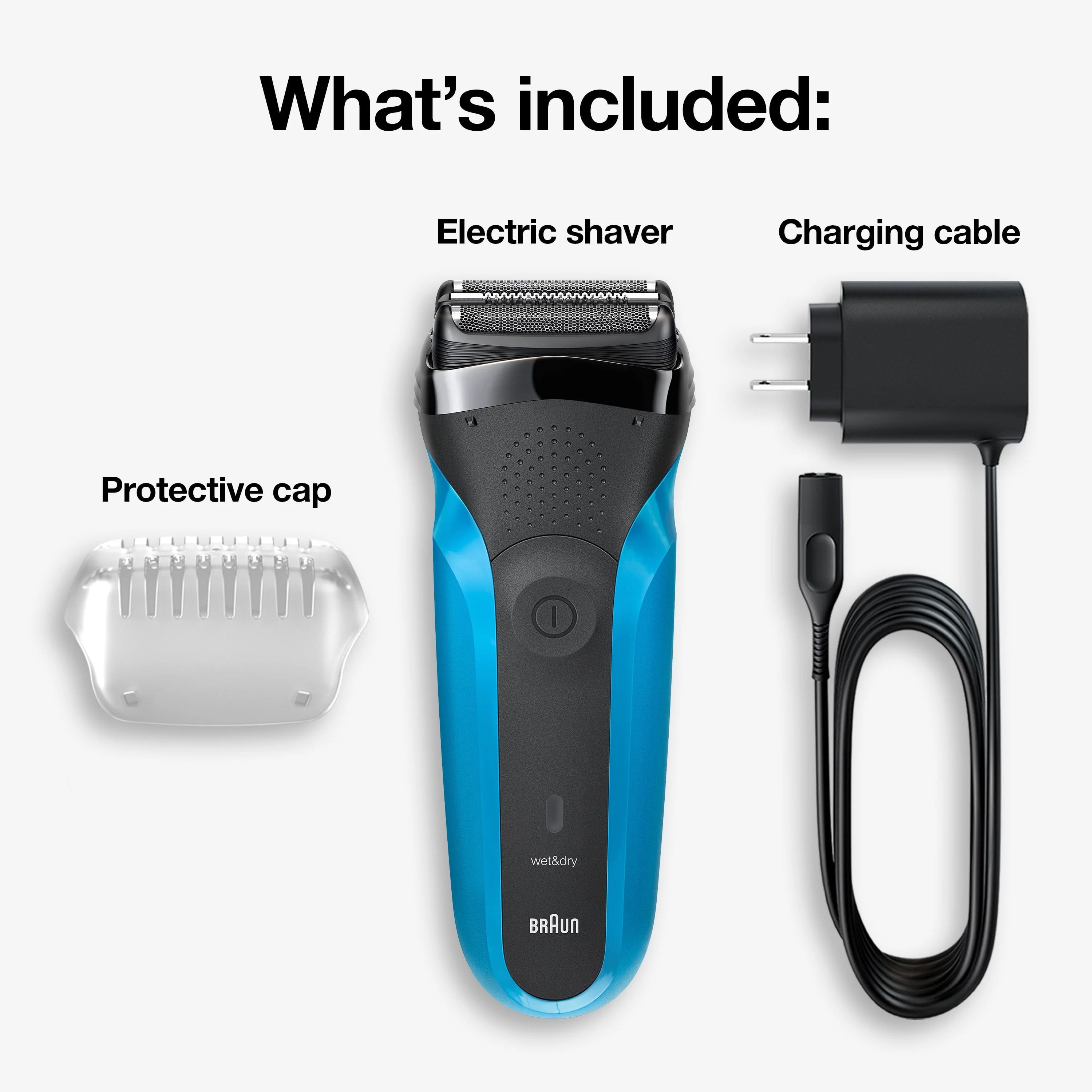 Rechargeable Wet Dry Electric Shaver M3881