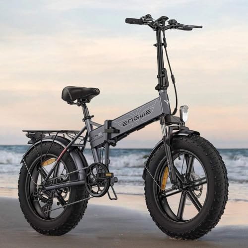 Foldable 20" x 3.0 Fat Tire Electric Bike with 52V 13AH Removable Battery O809787