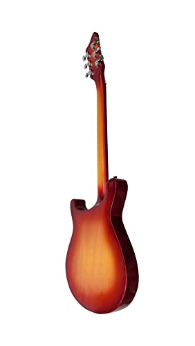 3T Sunburst Semi Hollow Electric Guitar D819