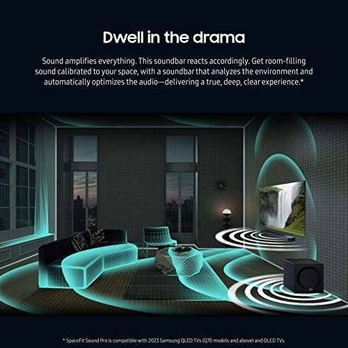 11.1.4ch Soundbar with Wireless Dolby Audio and Rear Speakers S48263