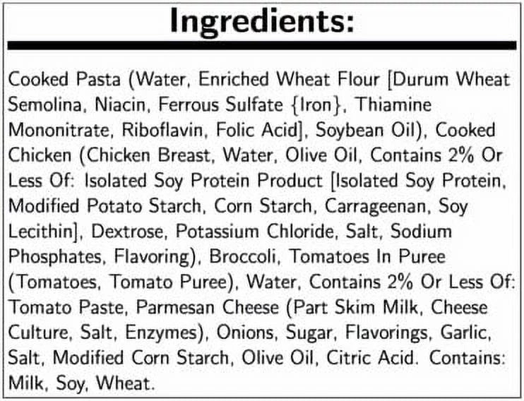 Grilled Chicken Marinara with Parmesan, 9.5 Ounce U8502