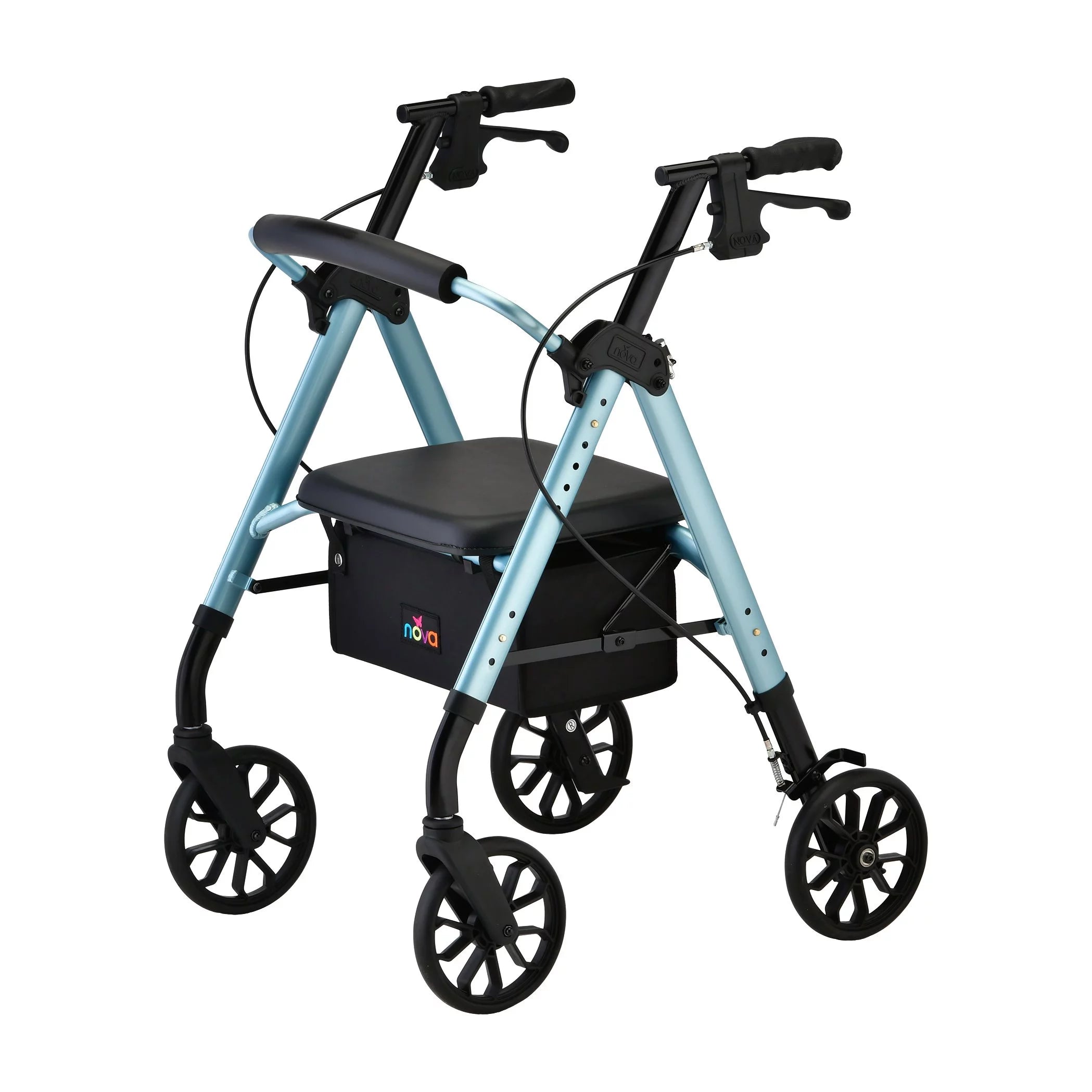 8 Inch Wheel Aluminum Rollator P4598