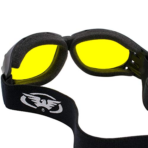 Padded Motorcycle Dirt Bike Riding Goggles Bundle M849