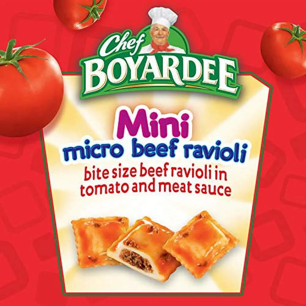 7.5 Ounce Pack of 12 Mini Ravioli & Meatballs F23466