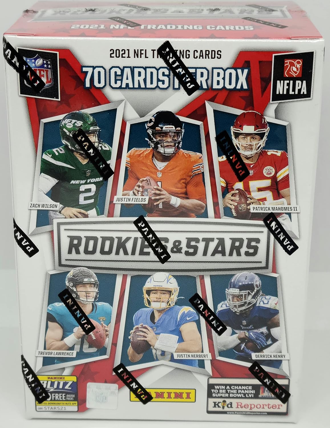 70 Cards Football Trading Cards Blaster Box D9853