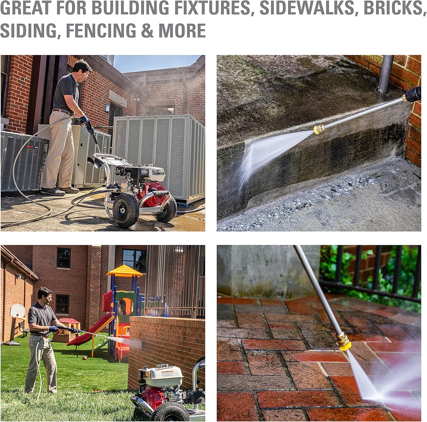 Aluminum Gas Pressure Washer, 3600 PSI @ 2.5 GPM M113016