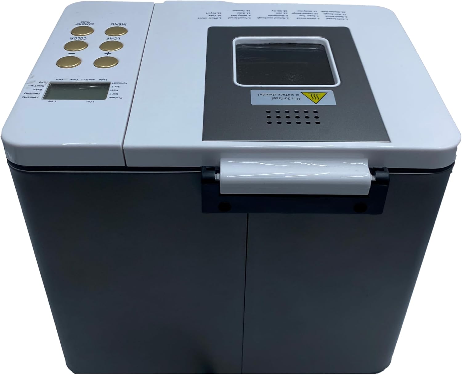19-in-1 Stainless Steel Bread Machine with Nonstick Pan L2362