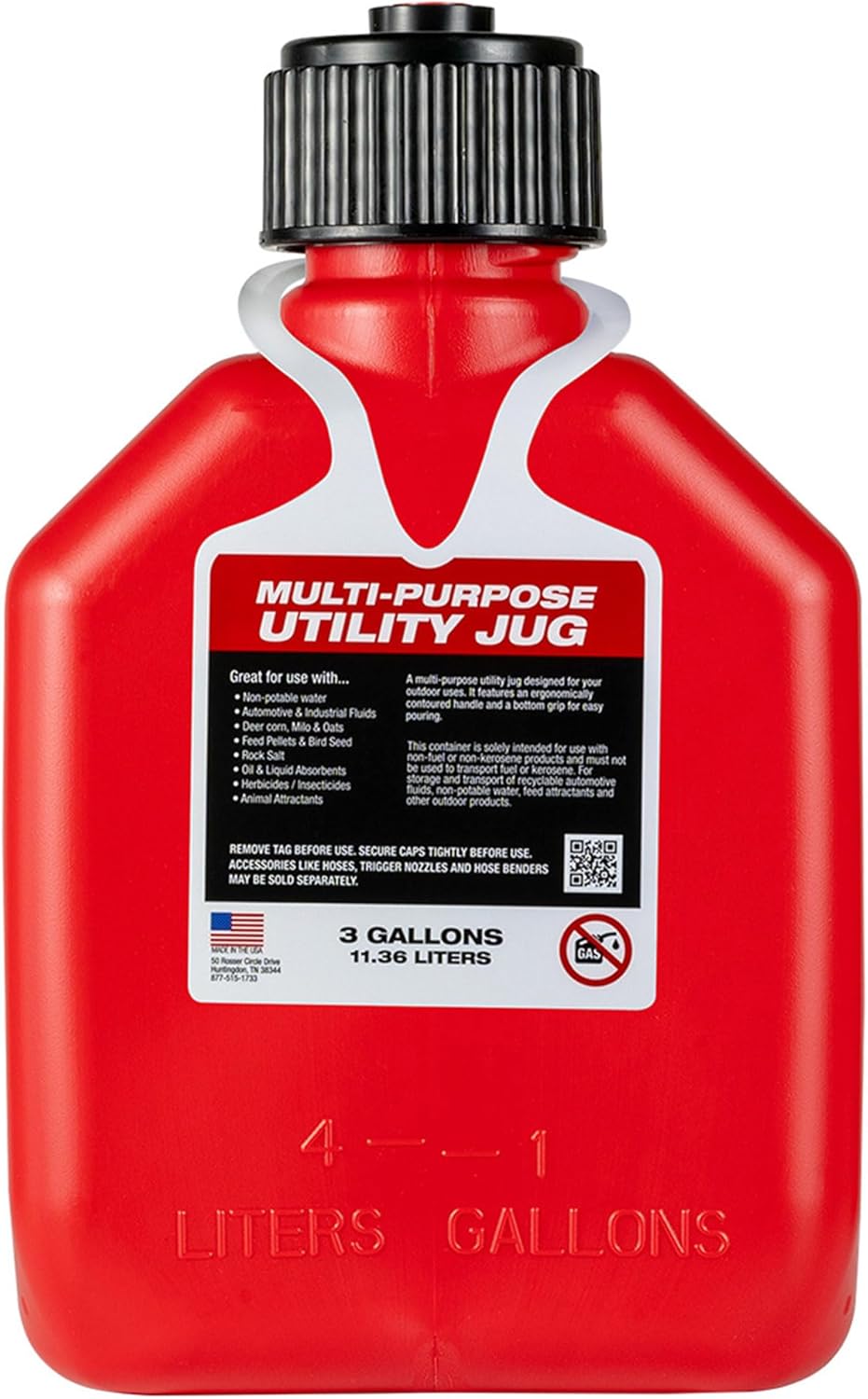 Red 3 Gal Motorsports Jug N253141