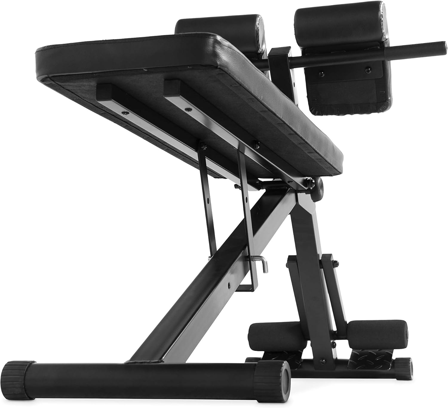 Black Hyperextension Ab Bench Z2106