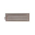 10 in x 3 in Satin Nickel Mail Slot D3740