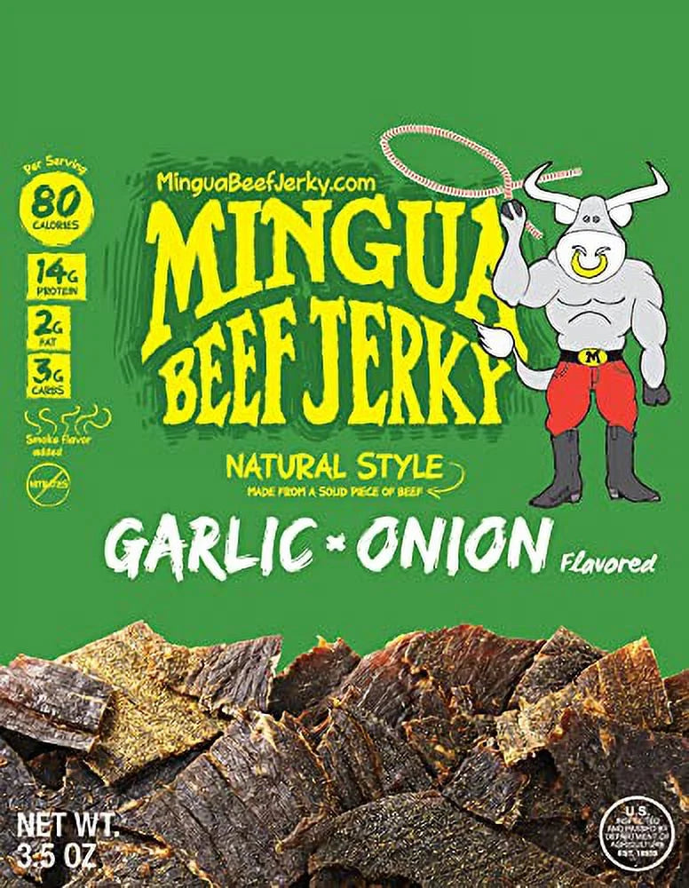 Two Milds + Two Garlic & Onions Beef Jerky, 3.5 ounces, 14.0 Ounce I835