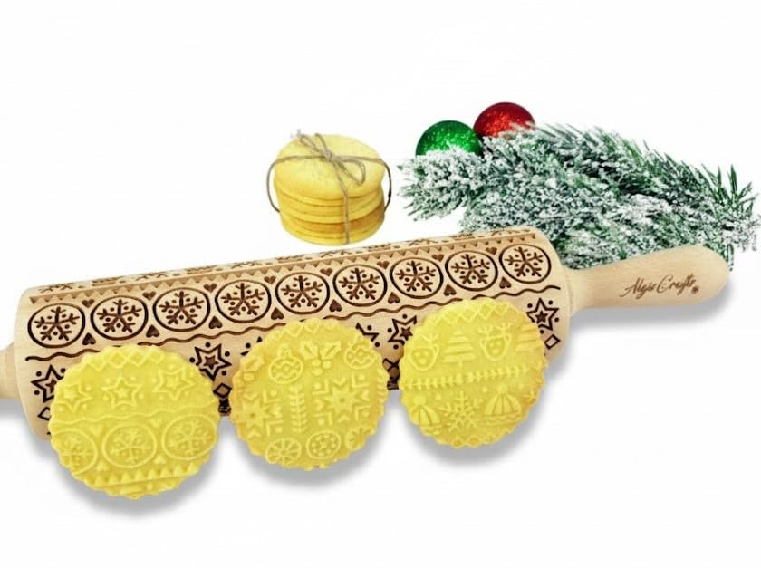 Embossing Rolling Pin U87704