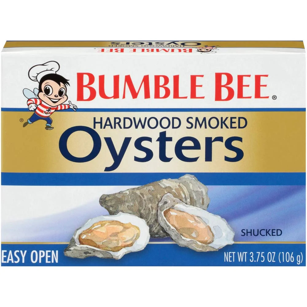 Hardwood Smoked Oysters, 3.75 Ounce (Pack Of 12) D501922