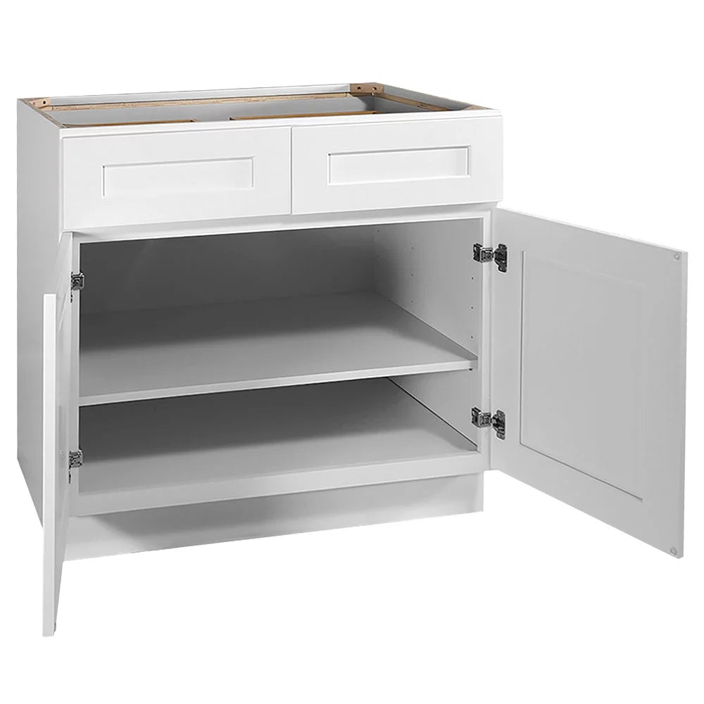 White Shaker Base Kitchen Cabinet 42x34.5x24 L144028